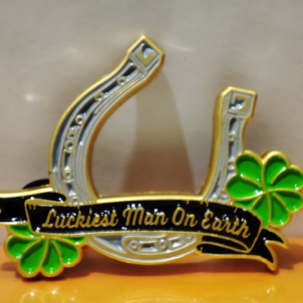 Back to the Future Biff Tannen's Casino Enamel Pin Luckiest Man On Earth Badge